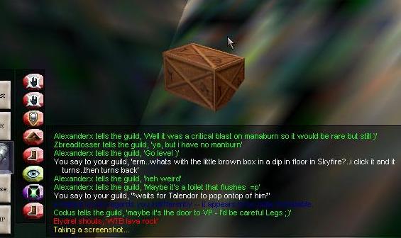 Boxes on Skyfire ground