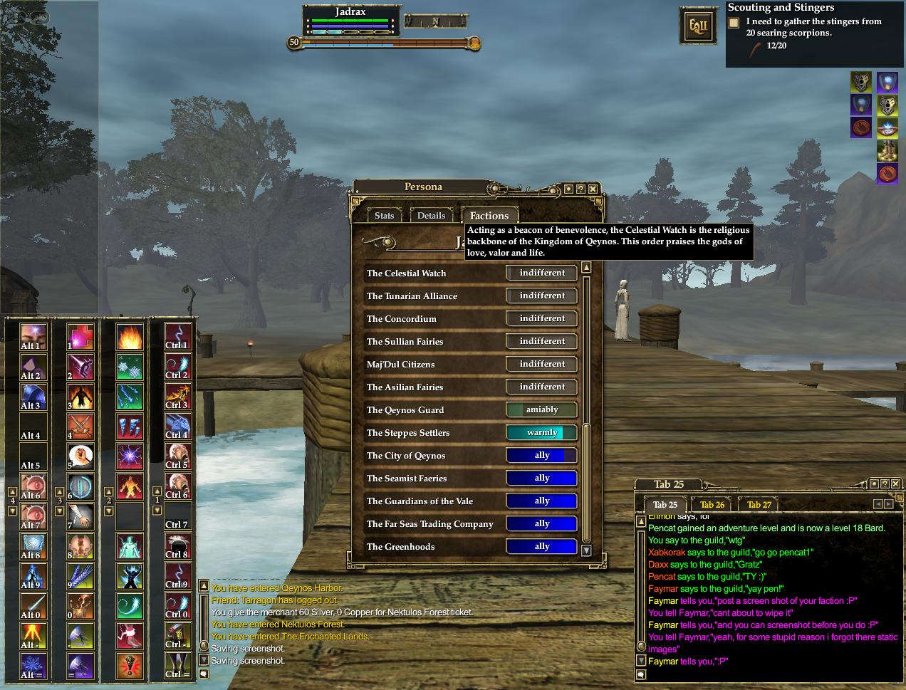 New Faction Tab!