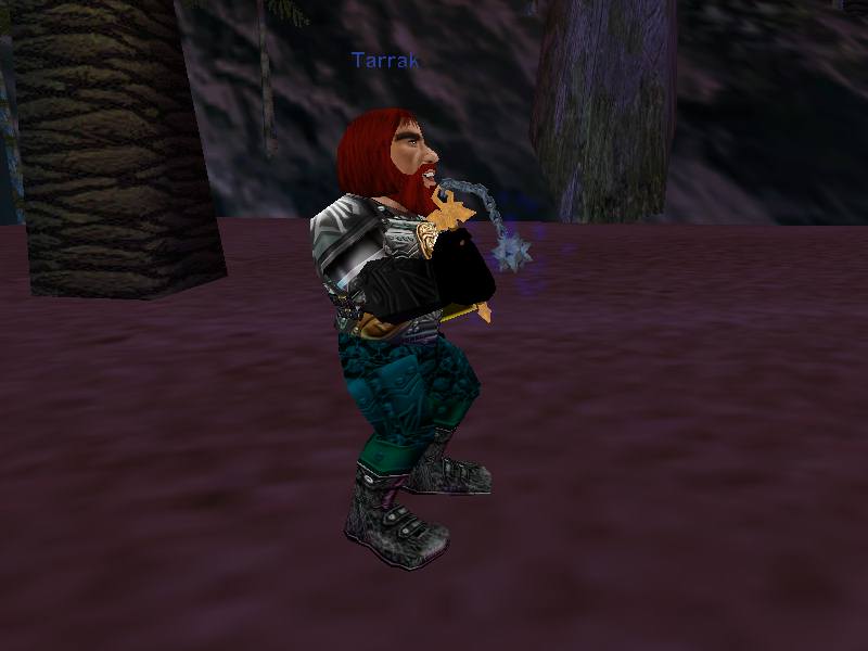 Tarrak with his new toy.